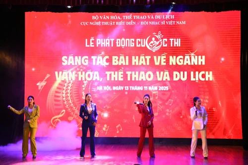 Phát động cuộc thi sáng tác bài hát về ngành văn hóa ,thể thao và du lịch 