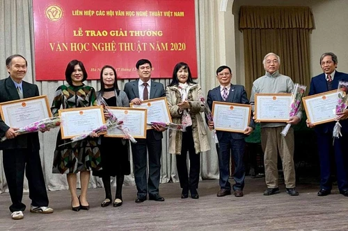 Trao Giải thưởng Văn học nghệ thuật năm 2020
