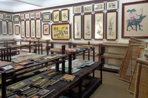 Làng tranh Đông Hồ vắng vẻ khác thường ở "thời điểm vàng" trong năm