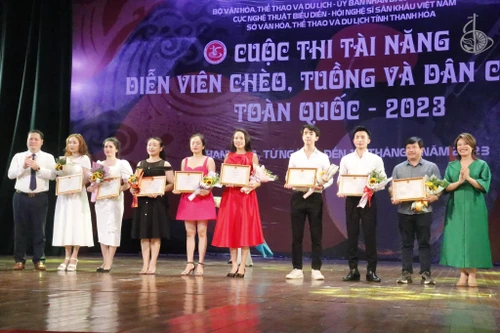 Trao 8 giải Nhất tại cuộc thi Tài năng diễn viên Tuồng và Dân ca kịch toàn quốc 2023