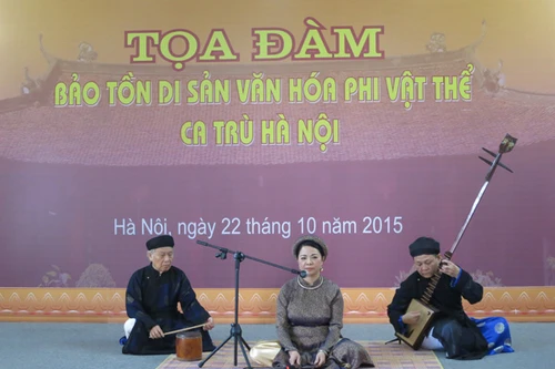 Cần đào tạo đội ngũ bảo tồn nghệ thuật ca trù