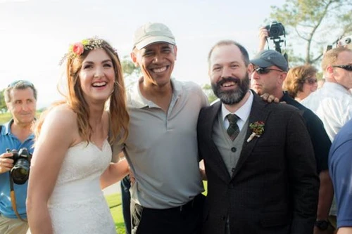 Tổng thống Mỹ dự đám cưới trên sân golf