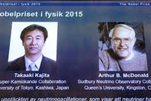 2 nhà khoa học Nhật Bản và Canada giành Nobel Vật lý 2015