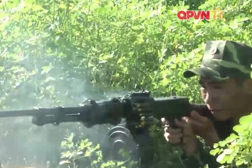 Diễn tập khu vực phòng thủ, chống đổ bộ tấn công từ đường sông