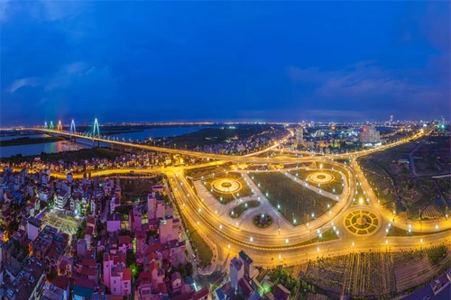 Ngắm nhìn Hà Nội giờ tan tầm