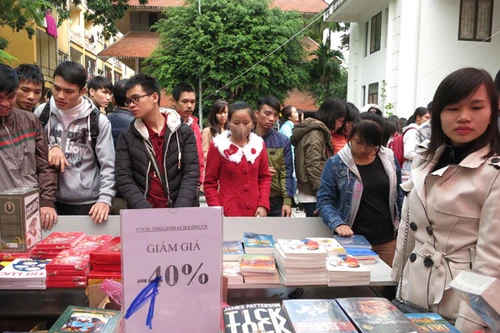 "Chợ phiên sách cũ" đầu năm