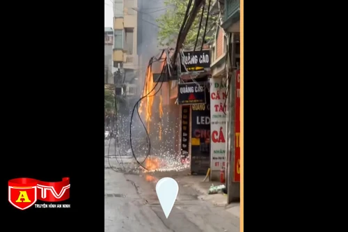 Mất an toàn phòng cháy từ hệ thống dây điện trên đường phố