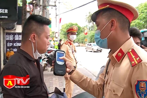 Nhiều trường hợp vi phạm nồng độ cồn khi điều khiển phương tiện giao thông bị xử lý