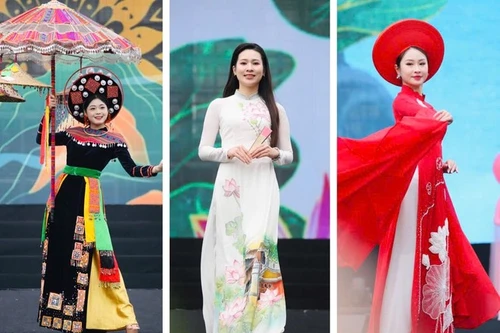 Lễ hội áo dài - Duyên dáng phụ nữ CAND