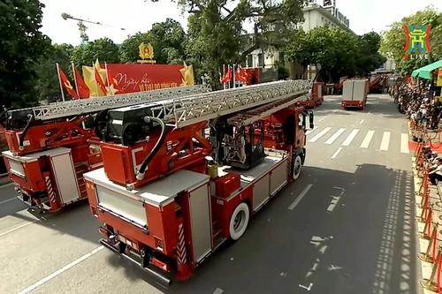 Công an Hà Nội trang bị phương tiện linh hoạt, hiện đại sẵn sàng cho mọi tình huống