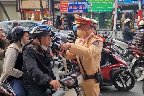 Liên tiếp phát hiện xử lý nhiều trường hợp vi phạm nồng độ cồn