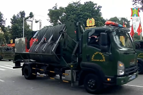 Phương tiện chuyên dụng hiện đại của lực lượng Công an Thủ đô sẵn sàng ứng phó mọi tình huống