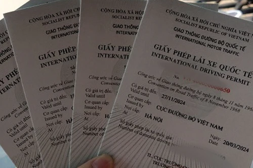 GPLX quốc tế dự kiến cấp online từ tháng 6/2025