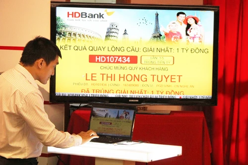 HDBank tìm ra chủ nhân của giải thưởng 01 tỷ đồng 