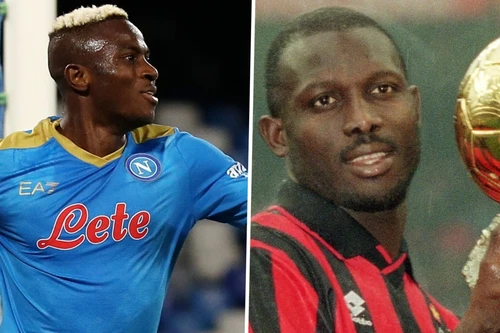 Tiền đạo Napoli đi vào lịch sử bóng đá Italia