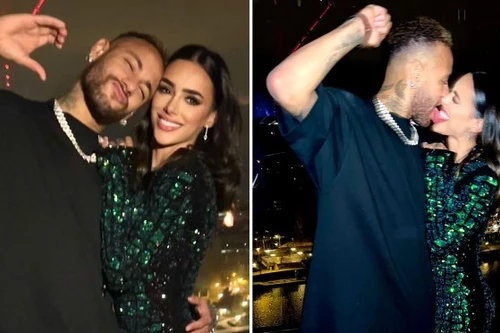 Neymar 'khóa môi' bạn gái cũ trong ngày sinh nhật