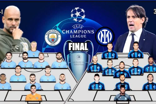 Man City áp đảo Inter về tỉ lệ chiến thắng ở chung kết C1