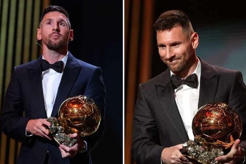 Messi lần thứ 8 giành Quả bóng vàng