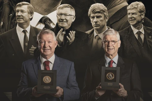 Sir Alex và HLV Wenger nhận vinh dự lớn của Premier League