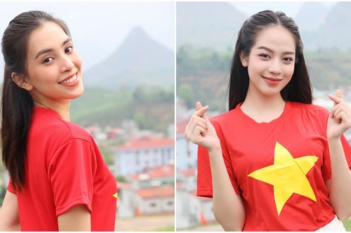 Dàn Hoa hậu, người đẹp khoe sắc ở Tiền Phong Marathon 2023