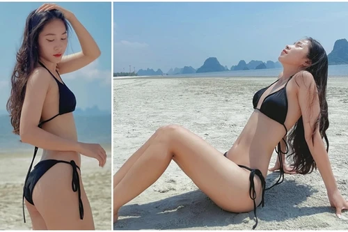 Nữ tuyển thủ U20 Việt Nam đẹp ngỡ ngàng cùng bikini