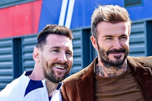 Messi gia nhập đội bóng của Beckham
