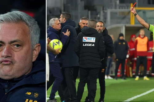 HLV Mourinho lần thứ 3 bị đuổi giữa trận