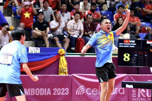 Bóng bàn Việt Nam giành HCV sau 26 năm ở SEA Games