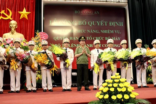 Thành lập Bộ Tư lệnh Cảnh sát cơ động