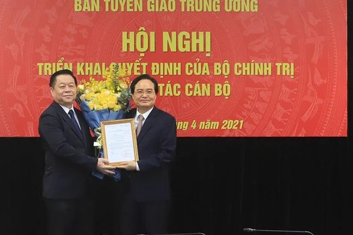 Ông Phùng Xuân Nhạ làm Phó trưởng Ban Tuyên giáo Trung ương