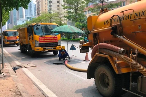 Công ty Thoát nước Hà Nội huy động toàn bộ nhân lực ứng trực ngày bầu cử