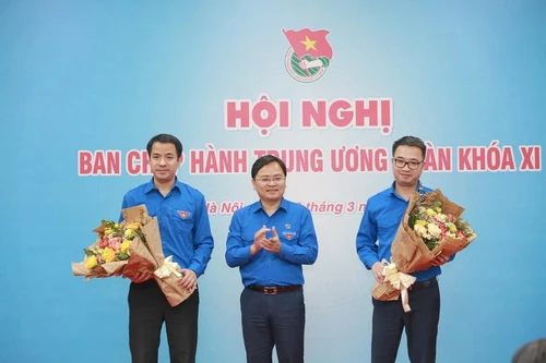 Các anh Nguyễn Tường Lâm, Ngô Văn Cương được bầu làm Bí thư Trung ương Đoàn