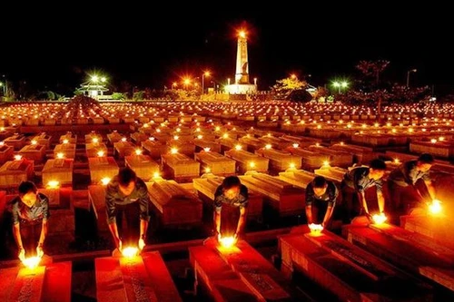 Thắp nến tri ân các anh hùng liệt sĩ bằng hình thức trực tuyến