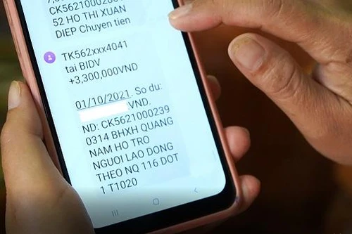 Hơn 3.500 người đã nhận tiền hỗ trợ trong ngày đầu tiên triển khai gói 38.000 tỷ