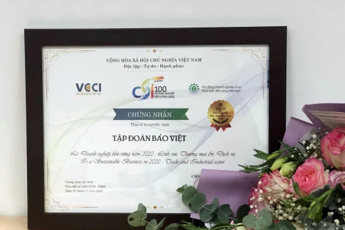 Bảo Việt được vinh danh trong Top 10 Doanh nghiệp bền vững nhất Việt Nam 5 năm liên tiếp