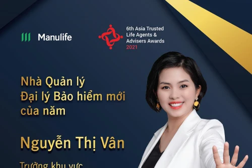 Đại lý Manulife Việt Nam được vinh danh “Nhà quản lý đại lý bảo hiểm mới của năm”