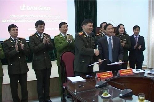 Ký kết quy chế phối hợp công đoàn CATP và Cảnh sát PCCC