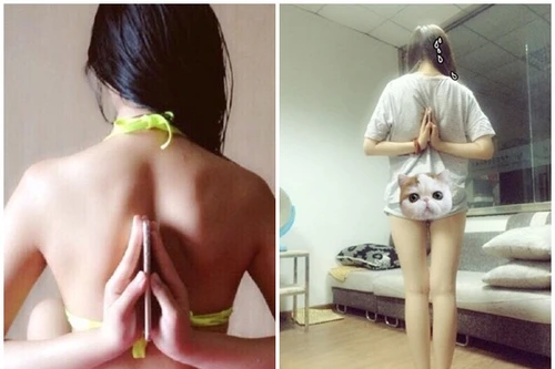 Sau "xương đòn", giới trẻ lại phát cuồng với thử thách "xương cột sống"