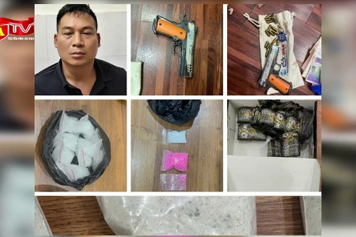 Đột kích ổ nhóm "mở tiệc ma tuý" trong khách sạn, thu giữ hơn 2,2 kg ma tuý tổng hợp
