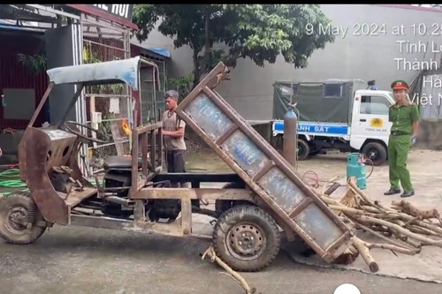 Vận động người dân hủy phương tiện xe tự chế để đảm bảo an toàn giao thông