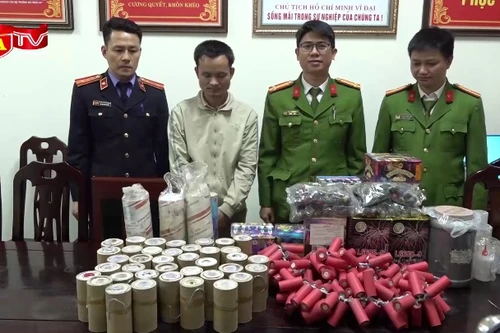 Chế tạo trái phép hàng chục kg pháo nổ, đối tượng bị bắt giữ