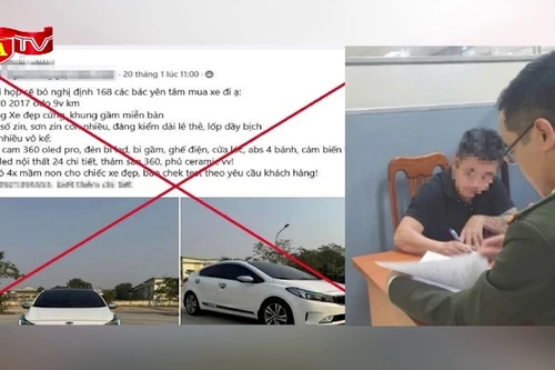 Xử phạt người đăng tin sai về NĐ168 nhằm… bán ô tô ế