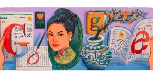 Google Doodle tôn vinh bà Sương Nguyệt Anh