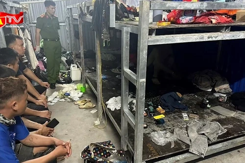 Phát hiện 29 người dương tính với ma tuý tại khu lán trại công nhân