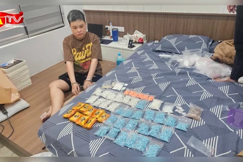 Bắt giữ người phụ nữ với hơn 2kg ma tuý tổng hợp