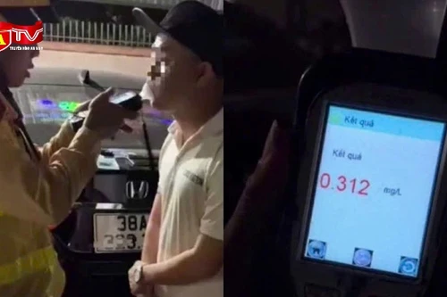 Công an ‘rởm’ bị bắt sau khi kiểm tra nồng độ cồn