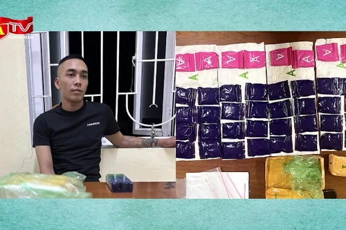 Bắt giữ đối tượng vận chuyển 7.999 viên ma túy tổng hợp