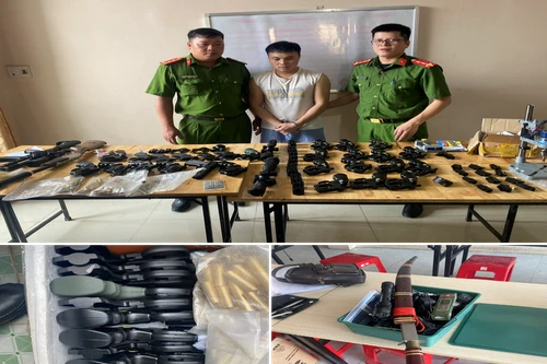 Bắt các đối tượng hình sự cộm cán điều hành đường dây buôn vũ khí xuyên quốc gia
