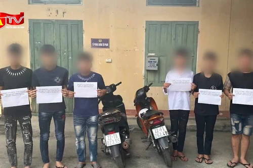 Nhanh chóng xác minh làm rõ nhóm thanh niên gây rối trật tự công cộng