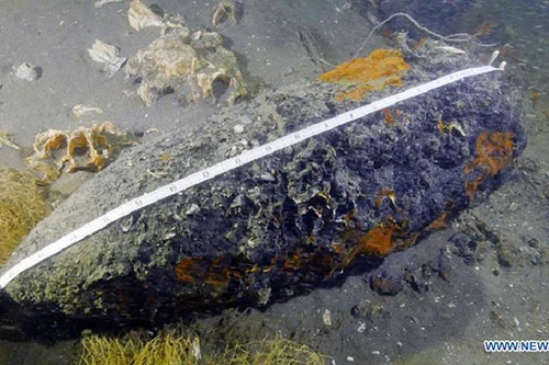 Trung Quốc khai quật xác tàu chiến ở Biển Hoàng Hải